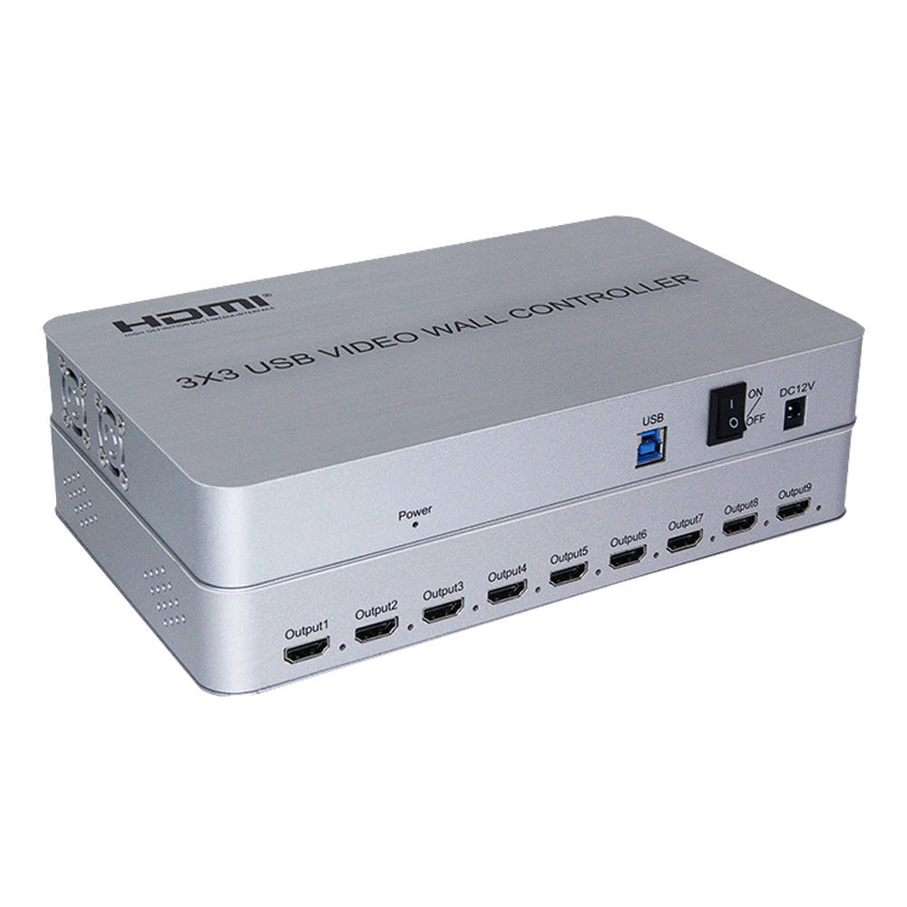  HDMI 2×3 TV Splice 1 in 6 out